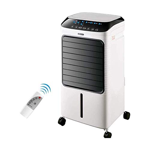 Verdunstungsluftkühler, Luftentfeuchter und Luftreiniger, 3 Geschwindigkeitseinstellungen mit 8-Liter-Wassertank, lautlos, Fernbedienung, mit