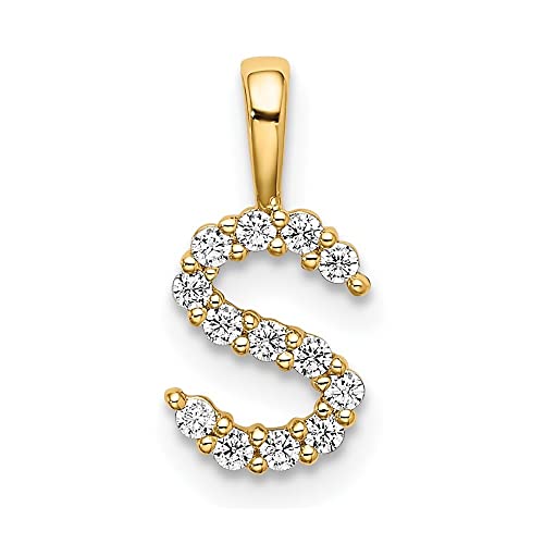 Auriga Fine Jewelry S Initial Pendant