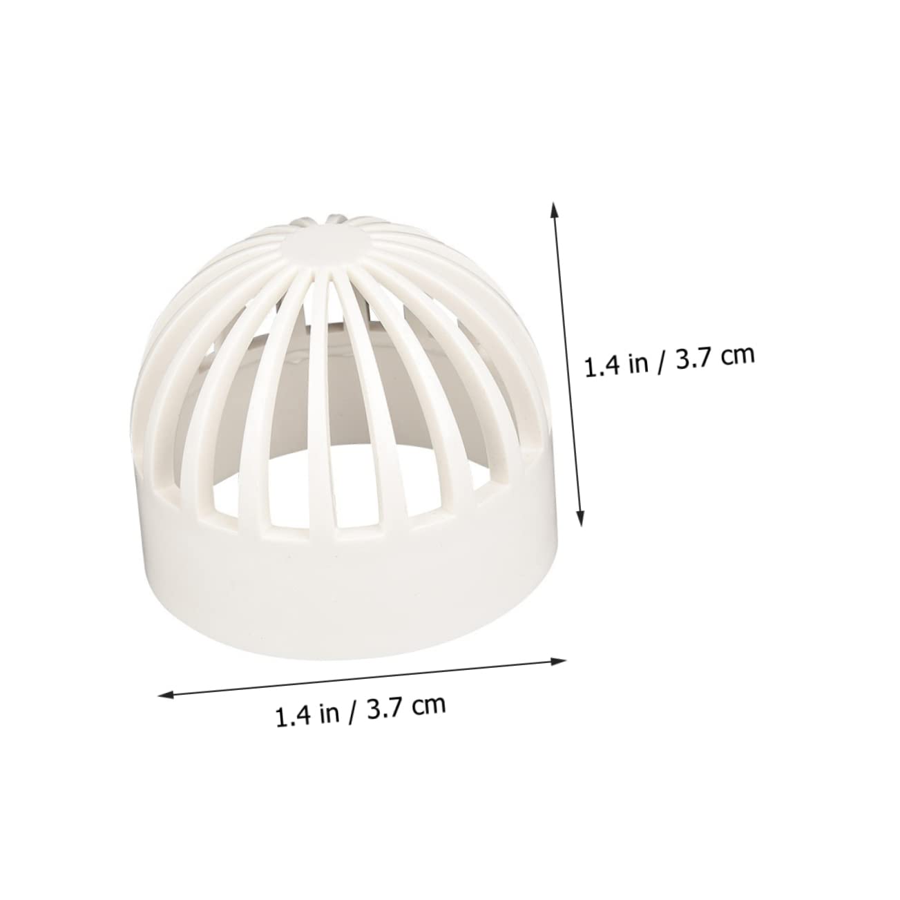 Mikikit 2pcs Breathable Cap Water Tank Permeable Cover Seafood Pond Permeable Net Fish Pond Permeable Cover Plastic Filter Permeable Cover Seafood Pond Filter Cover White