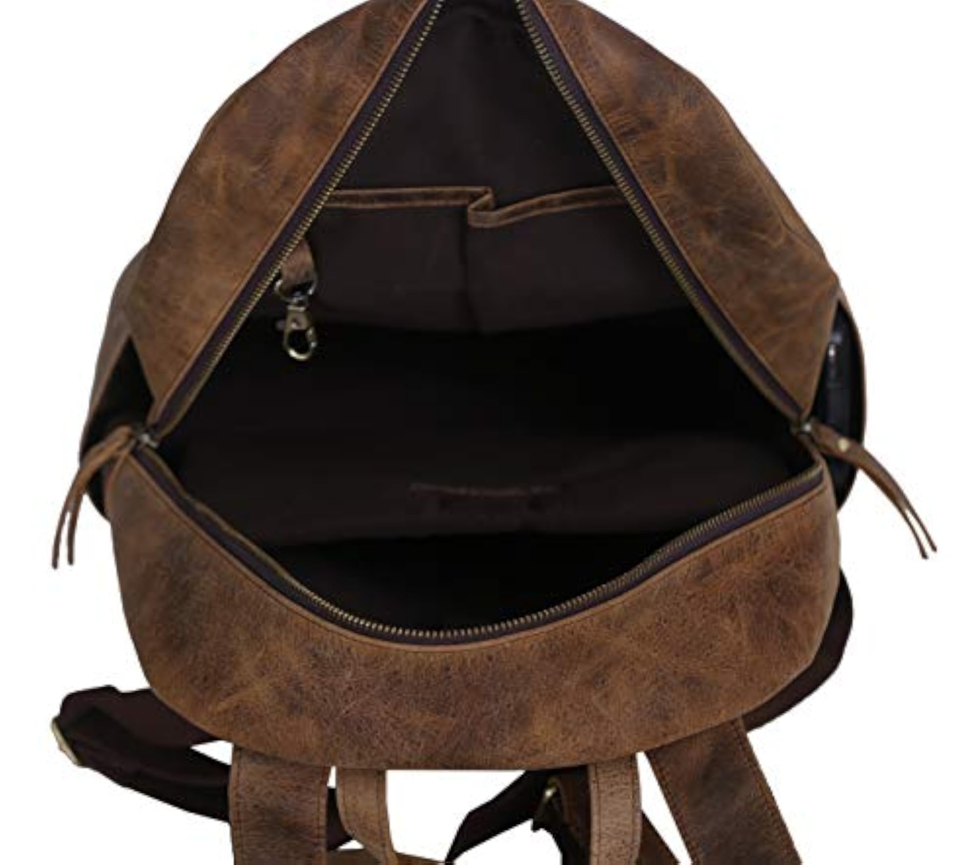 Vintage Genuine Buffalo Leather Backpack