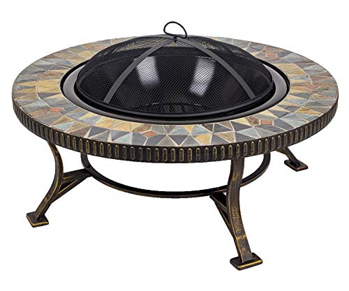 Ghp Group Ofw088Rc Fire Pit, Rubbed Gold #TOP5