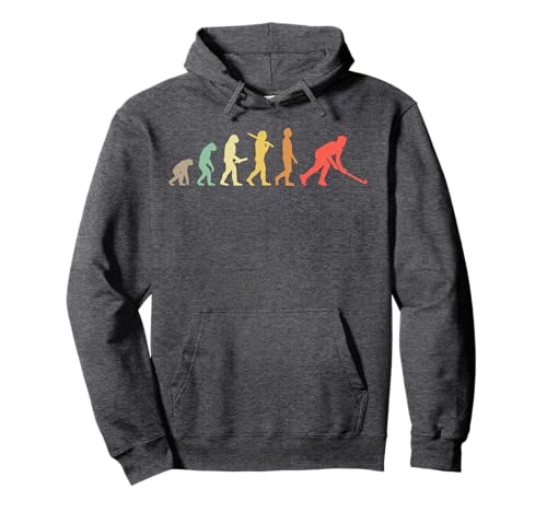 Retro Hockey Evolution Geschenk für Hockeyspieler Pullover Hoodie
