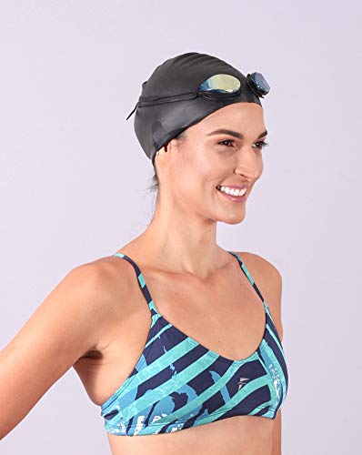 Fabíola Molina Top para Natação Com Compressão, Multicolorido