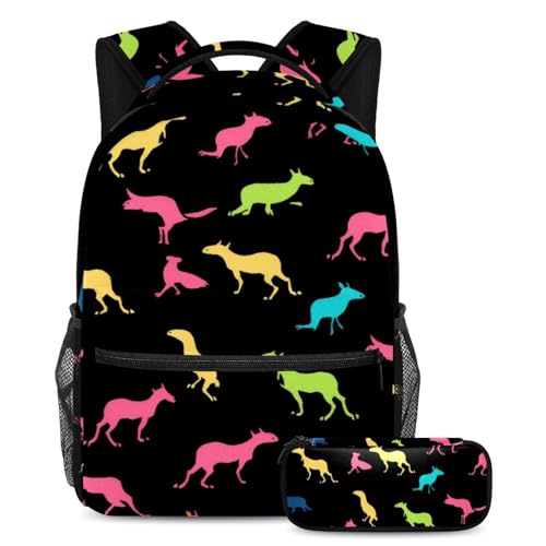 Sac à dos d'école 2 pièces résistant pour ranger toutes les fournitures
