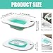 Sitz Bath for Toilet Electric Automatic Sitz Bath Tub Foldable Anti Overflow Design with Non-Slip Base for Hemorrhoids, Postpartum and Elderly Care