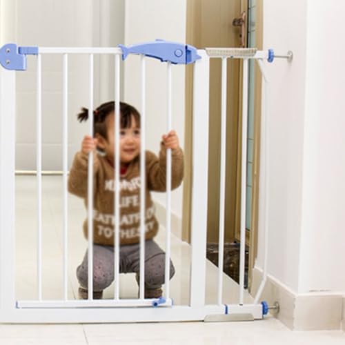 Barrière d'escalier sans vis à pression modulable pour chien