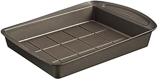 Pyrex Asimetria  4 x tart/quiche baking trays with removable bottom, 14 x 10 x 4 cm, colour: black. 28 x 22 cm Black
