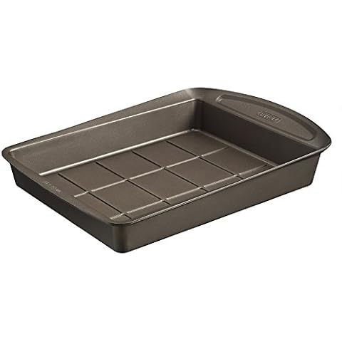 Pyrex 8013126.0 Asimetria Brownie-Form Stahl Schokolade 28 x 22 cm Cover