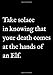 RPG journal: Blank college ruled notebook for role playing gamers: Take solace in knowing that your death comes at the hands of an Elf