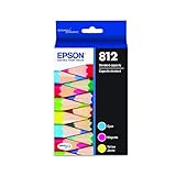 EPSON 812 DURABrite Ultra Ink Standard Capacity Color Combo Pack (T812520-S) Works with WorkForce Pro WF-7310, WF-7820, WF-7840, WorkForce EC-C7000