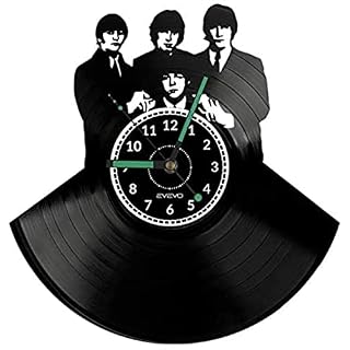 Horloge murale Beatles avec disque vinyle – Image 3