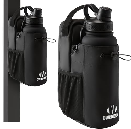 CWISAQUE Magnetic-Bottle-Bag Magnetische Tasche mit Flaschenhalter, Fitness, Training Sporttasche für Fitnessstudio, Reisen, Arbeit und Sport, Hält Wertsachen Sauber, Griffbereit und vom Boden Fern