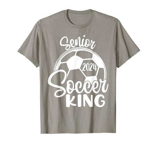 Senior Soccer King 2024 Class of 2024 Soccer T-Shirt