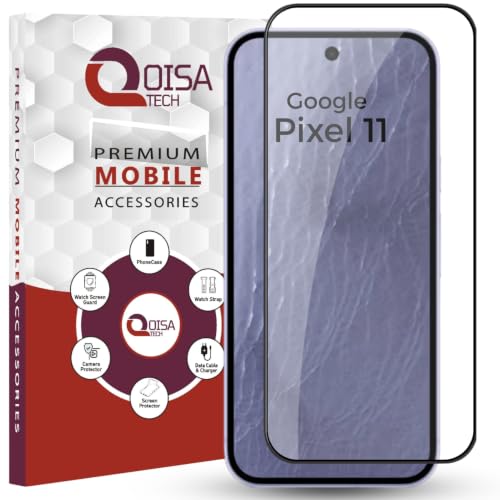 Image of Premium Tempered Glass Screen Protector Guard For Google Pixel 11 5G (6.3 Inch, Pack of 1) | Edge to Edge Coverage With Easy to installation kit