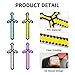 CEYAZYE 16 Pack Jumbo Pixel Inflatable Sword, 24.8