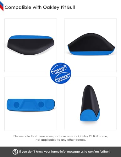 Image of BLAZERBUCK Replacement Nose Pads Piece for Oakley Pit Bull OO9127 / Pit Bull Asian Fit OO9161 Sunglasses