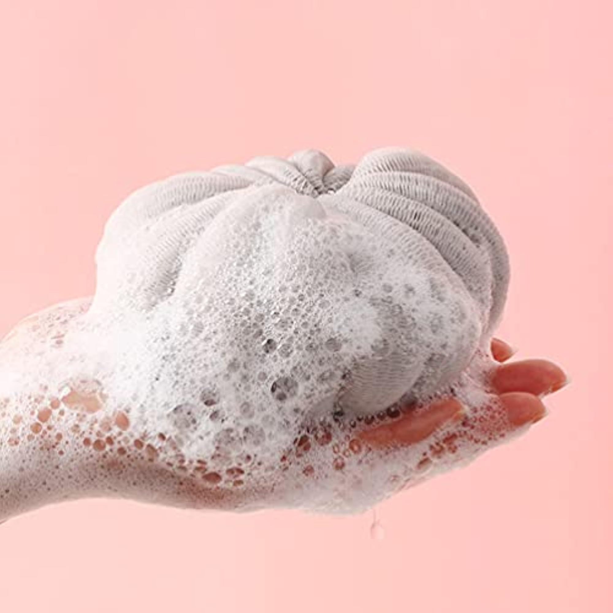 4PCS Pumpkin Bath Shower Loofah Sponge Set