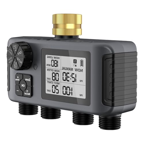 Irrigation de retard de pluie pour pelouse avec programmateur robuste extérieur - 2