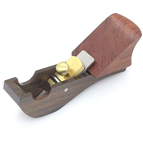 CRGL Mini Plano Carpintería, Cepillo Manual, Herramienta Cepillado Externo Manual ébano, Herramienta Plano Recorte Madera Portátil para Ebanistería Instrumento Guitarra Madera Cover