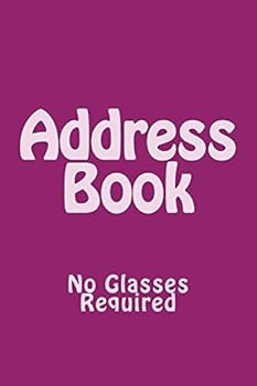 Paperback Address Book: Glasses Not Required Book