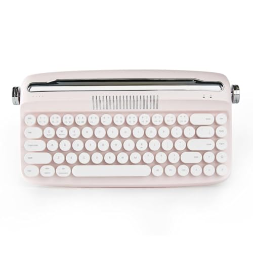 ���C�����X USB C ���g�� �^�C�v���C�^�[ �L�[�{�[�h �����X�^���h�Ƃ��킢���ۂ��L�[�L���b�v�t�� 5420 �ƌ݊�������(Baby Pink)