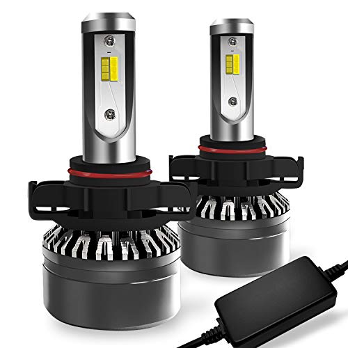 Winpower 5202 Led Fog Light Conversion Kit H16 Psx24W Ps19W Led Bulbs Dual Color Drl Lights Kit,Pack Of 2 #TOP12