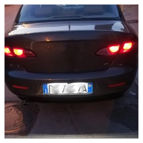 Luces de matrícula LED para Alfa Romeo Giulietta de 2010 a 2017 pack de 2 lámparas traseras coche 6
