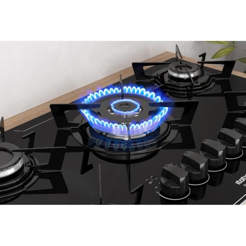 Cooktop 5 Bocas Itatiaia Electra Plus Tripla Chama e Acendimento Automático Bivolt Preto – 5QTC