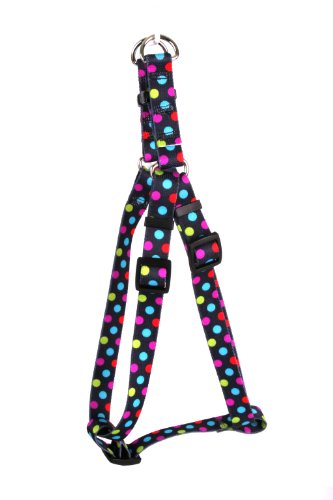 Image of Yellow Dog Design Step-in Harness, X-Small, Gumballs, Black
