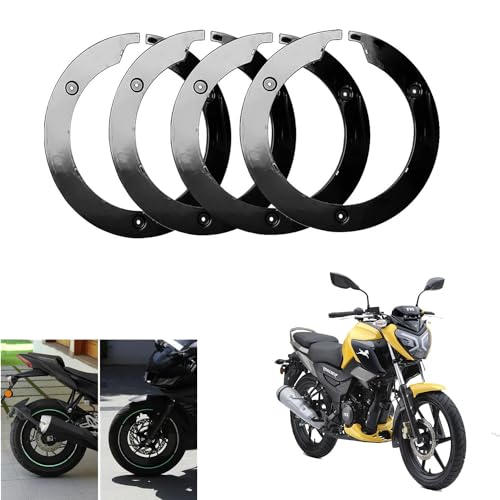 Image of Vagary Bike Wheel Cover for 17 inch Wheel for TVS Raider 125 (Black)