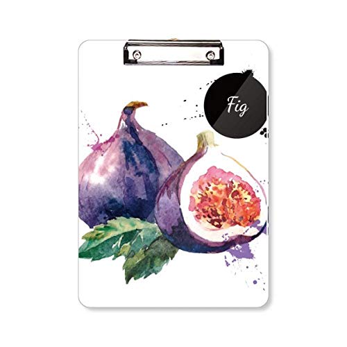 Planchette porte-bloc A4 fruits de figue support écriture rigide pour bureau