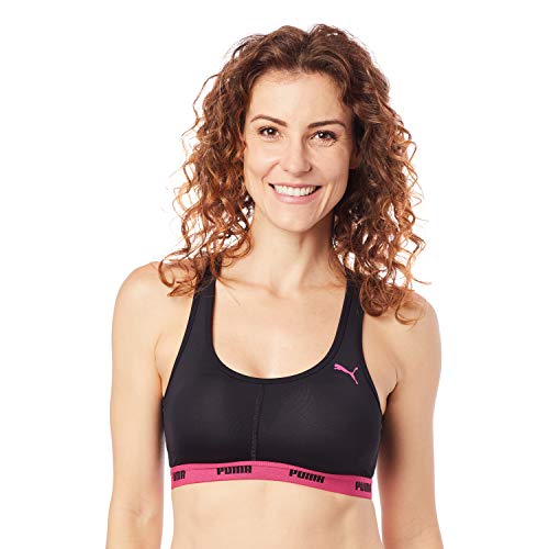 Top , Nadador Com Bojo,Feminino, Puma, Preto, GG