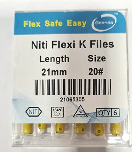 Dental Niti Flexi K File (21mm 20#) 6Pc (B0BNN8C5T4) Amazon Price History, Amazon Price Tracker