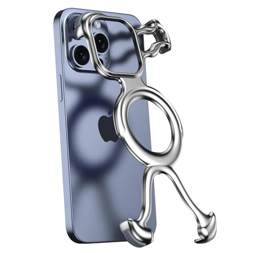 Coque iPhone 15 Pro MagSafe argentée fine et légère avec dissipation thermique