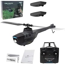 C128 RC Helicopter Model, 4CH Aerial Vehicle Reconnaissance Military Aircraft, Suitable for Advanced Players - RTF Version