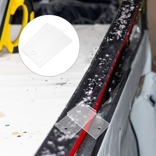 ORFOFE Raspador de Cera para Snowboard 2 Piezas Acero Inoxidable Transparente Herramienta para Quitar Cera y Mantenimiento de Tablas de Esquí, Accesorio Esencial para Deportes de - imagen 8