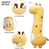 PEACH CAT Cute Long Giraffe Plush Pillow Kawaii Giraffe Stuffed Animal for Girls and Boys Yellow 35.4" #5