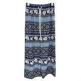 Pantaloni da donna a vita alta a gamba larga con stampa elefante, pantaloni dritti larghi casual, pantaloni a lunghezza intera, per quattro stagioni, vacanze, uso quotidiano, vestibilità comoda, stile