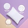 Utopia Bedding Toddler Pillow (White, 2 Pack), 13x18 Pillows for Sleeping, Soft and Breathable Cotton Blend Shell, Small Kids Pillow Perfect for Toddler Bed and Travel (Intended for Age 2 and up) #3