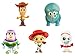 Disney Toy Story 4 Pack de 5 Mini Figuras de la Película, Juguetes Niños +3 Años (Mattel GDL64)