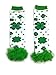 Rush Dance Flowery Shamrock St Patrick's Day Baby/ Toddler Chiffon Leg Warmer