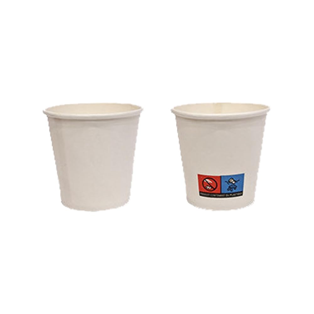 Générique 1000 Gobelets Carton Blanc 10/12 cl 4 oz pour boissons chaudes et froides - qualité professionnelle