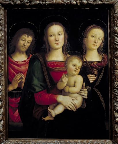 Impression prints toile Pietro Perugino Vierge et l'enfant toile murale haut de gamme