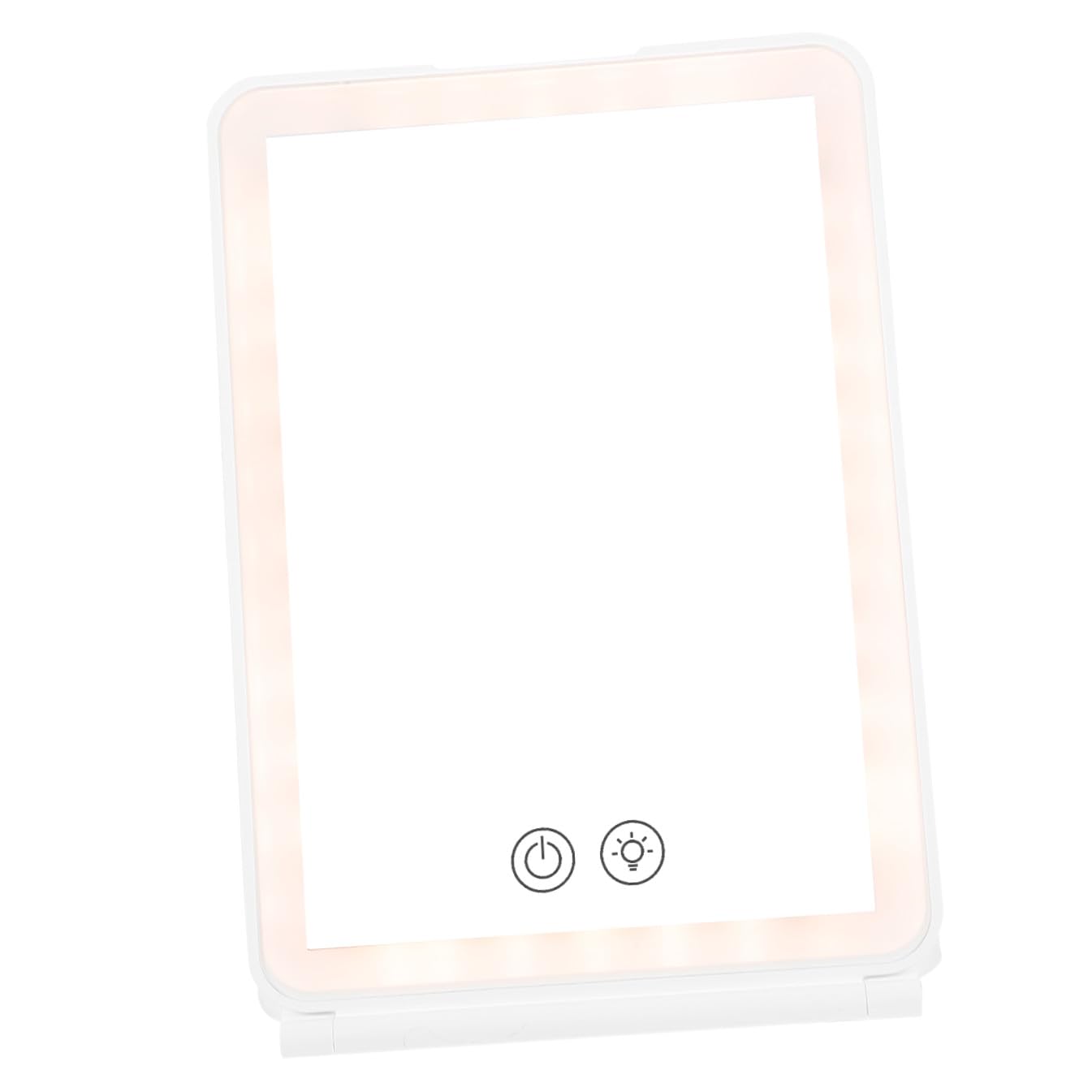 Espejo De Maquillaje Abatible Portátil con Luz Espejo Plegable De Tocador De para Maquillaje Dormitorio