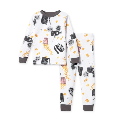 Image of Burt's Bees Baby Baby Boys' Pajamas, Tee and Pant 2-Piece Pj Set, 100% Organic Cotton