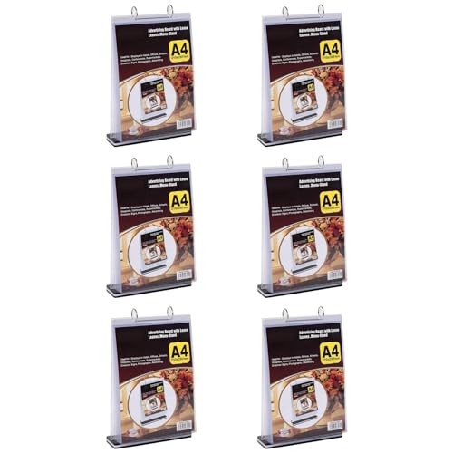 Support multi-pages A4 en acrylique transparent haut de gamme