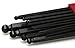 Bastex 13pc Allen Ball Point End Long Arm Hex Key Head Wrench Set with Case for Automotive Household Projects Lawn Equipment and Engine Repairs Heat Treated Vanadium Steel Black-Oxide Finish