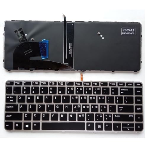 Clavier HP EliteBook 840 G3 G4 américain 836308-031 rétroéclairé QWERTY