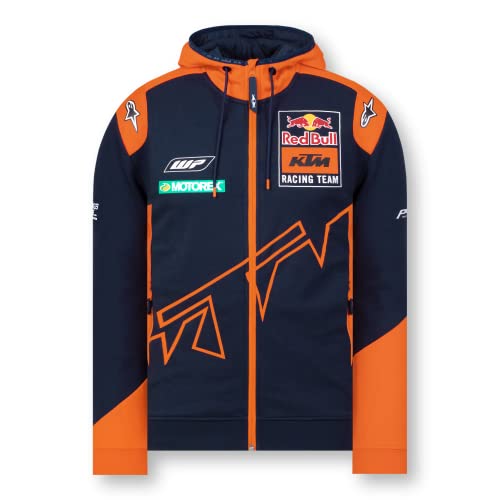 red bull hoodie - Red Bull KTM Official Teamline Hoodie, Unisex XX-Large - Original Merchandise Blue