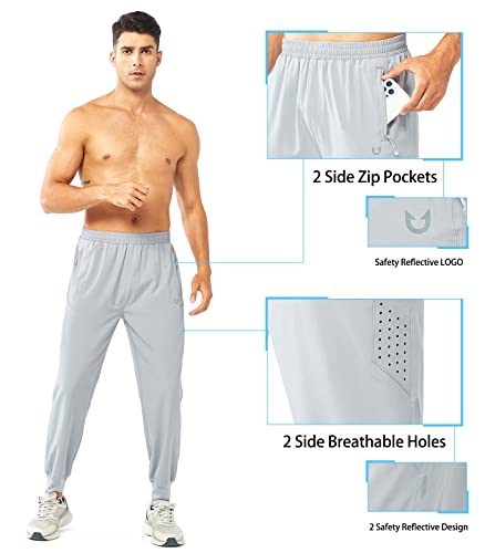 Image of NORTHYARD Men's Athletic Running Pants Lightweight Workout Joggers Quick Dry Gym Sweatpants Active Sports Track Training